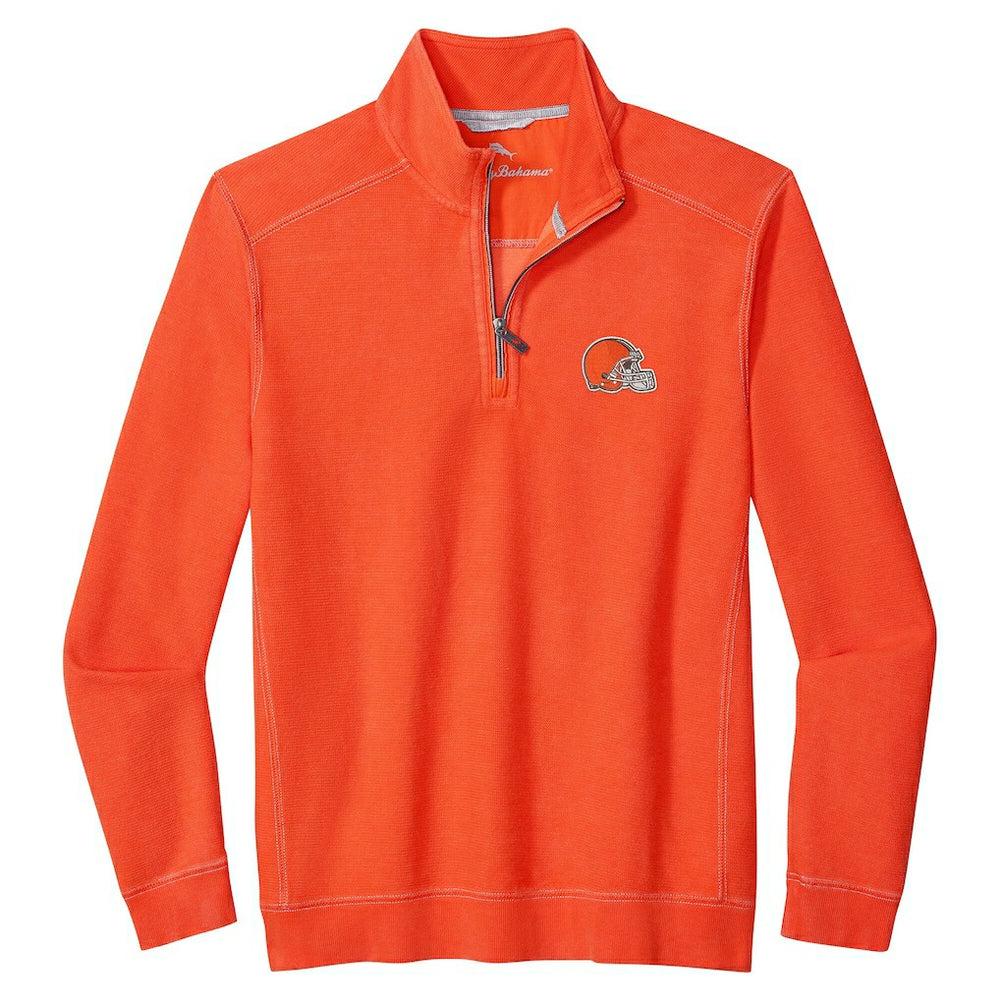Cleveland Browns Sport Tobago Half-Zip Pullover Orange | Tommy Bahama