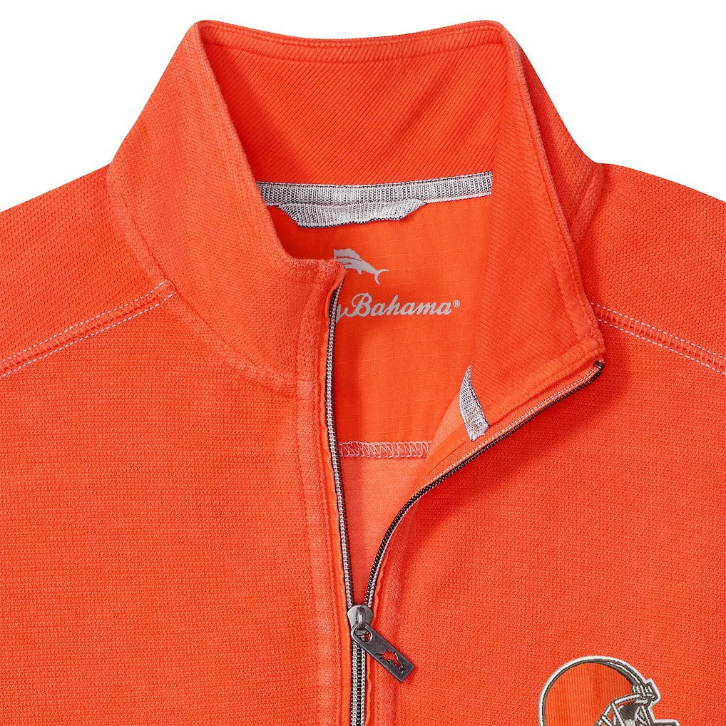 Cleveland Browns Sport Tobago Half-Zip Pullover Orange | Tommy Bahama