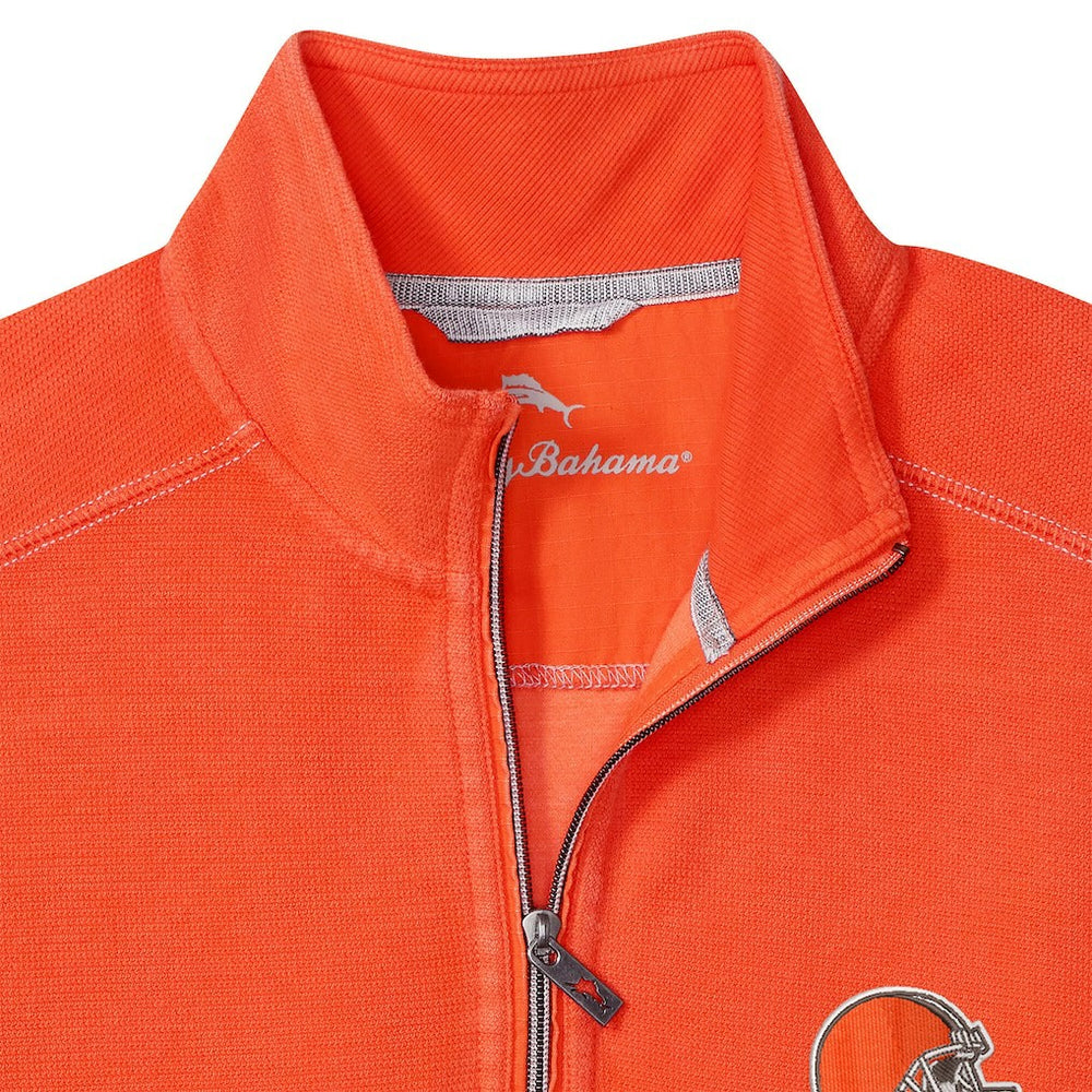 Cleveland Browns Sport Tobago Half-Zip Pullover Orange | Tommy Bahama