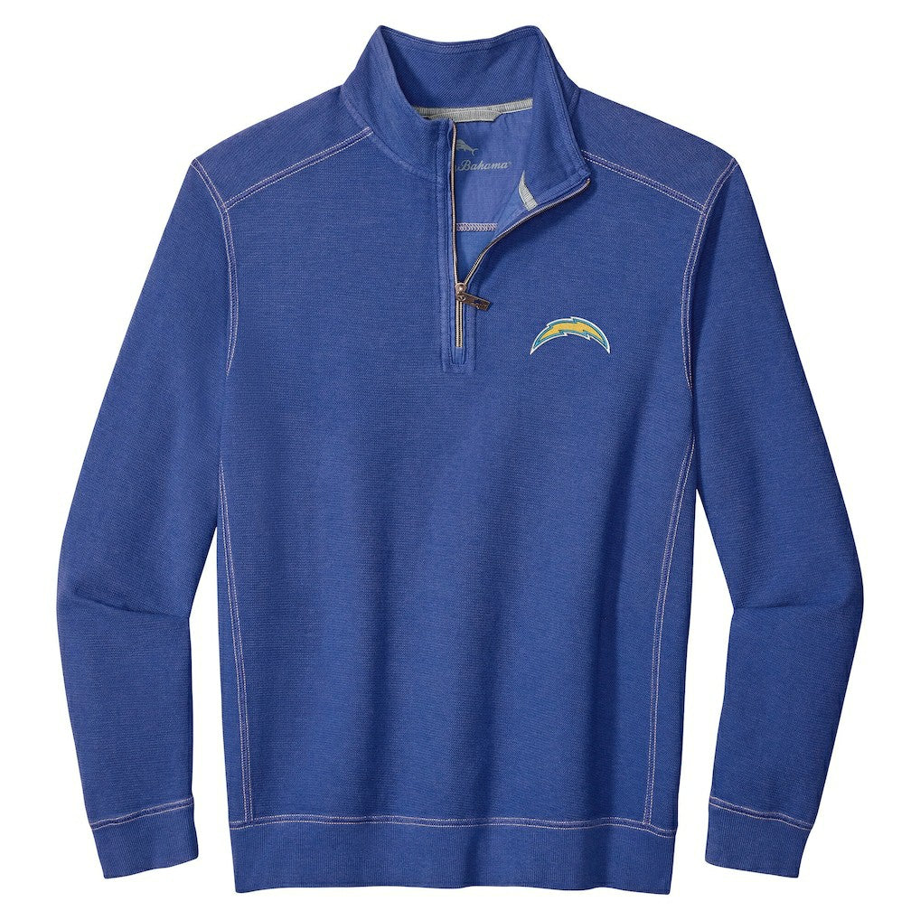 Los Angeles Chargers Sport Tobago Half-Zip Pullover Royal | Tommy Bahama