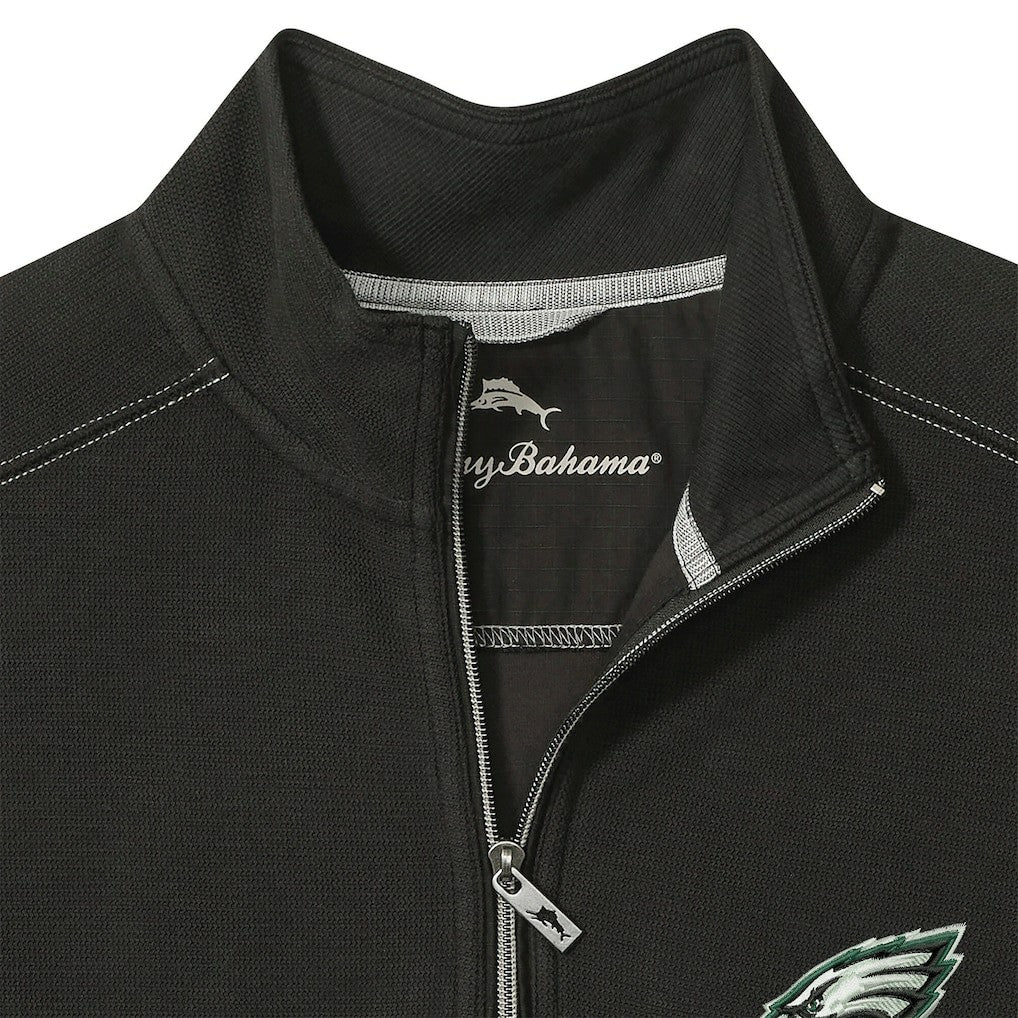 Philadelphia Eagles Sport Tobago Half-Zip Pullover Black | Tommy Bahama