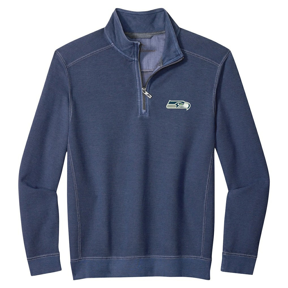 Seattle Seahawks Sport Tobago Half-Zip Pullover College Navy | Tommy Bahama