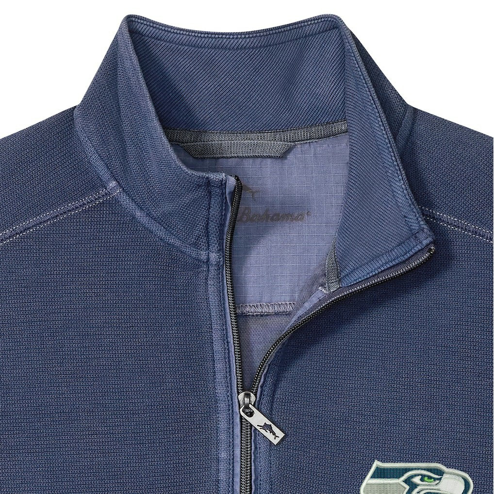 Seattle Seahawks Sport Tobago Half-Zip Pullover College Navy | Tommy Bahama
