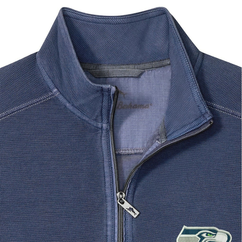 Seattle Seahawks Sport Tobago Half-Zip Pullover College Navy | Tommy Bahama