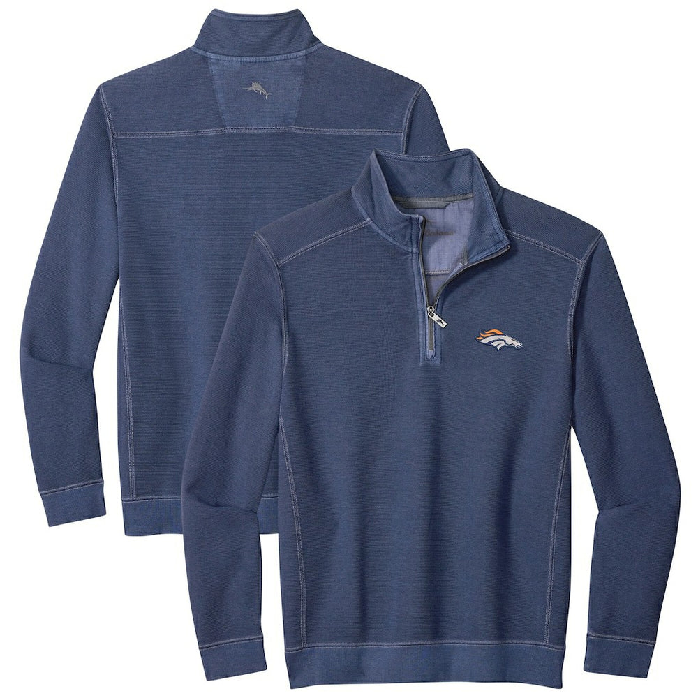 Denver Broncos Sport Tobago Half-Zip Pullover Navy | Tommy Bahama