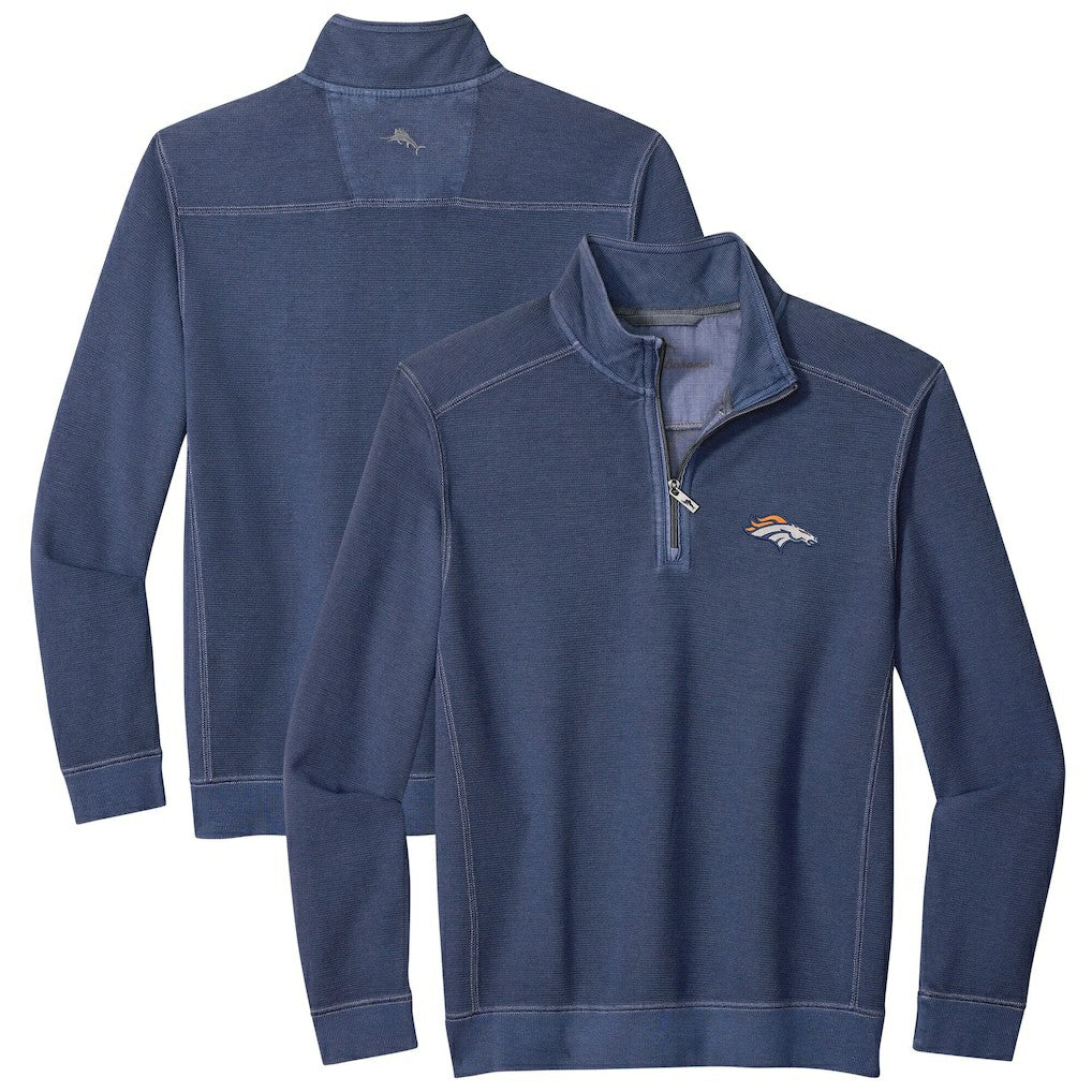 Denver Broncos Sport Tobago Half-Zip Pullover Navy | Tommy Bahama