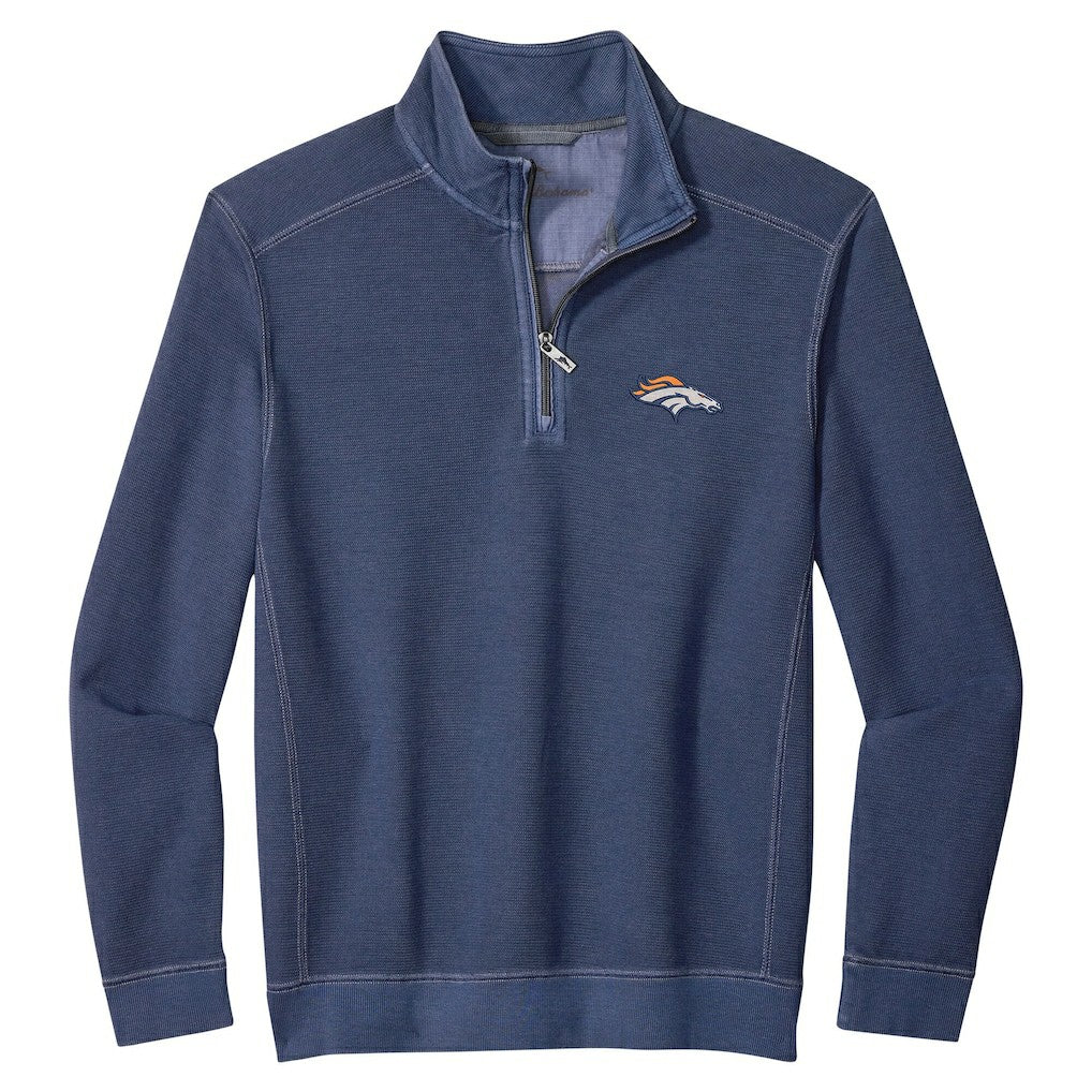 Denver Broncos Sport Tobago Half-Zip Pullover Navy | Tommy Bahama