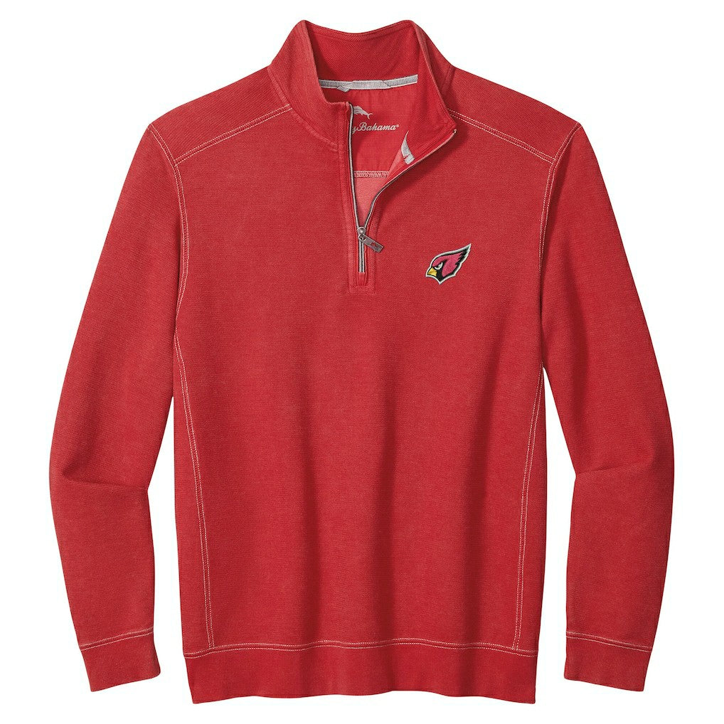 Arizona Cardinals Sport Tobago Half-Zip Pullover Cardinal | Tommy Bahama