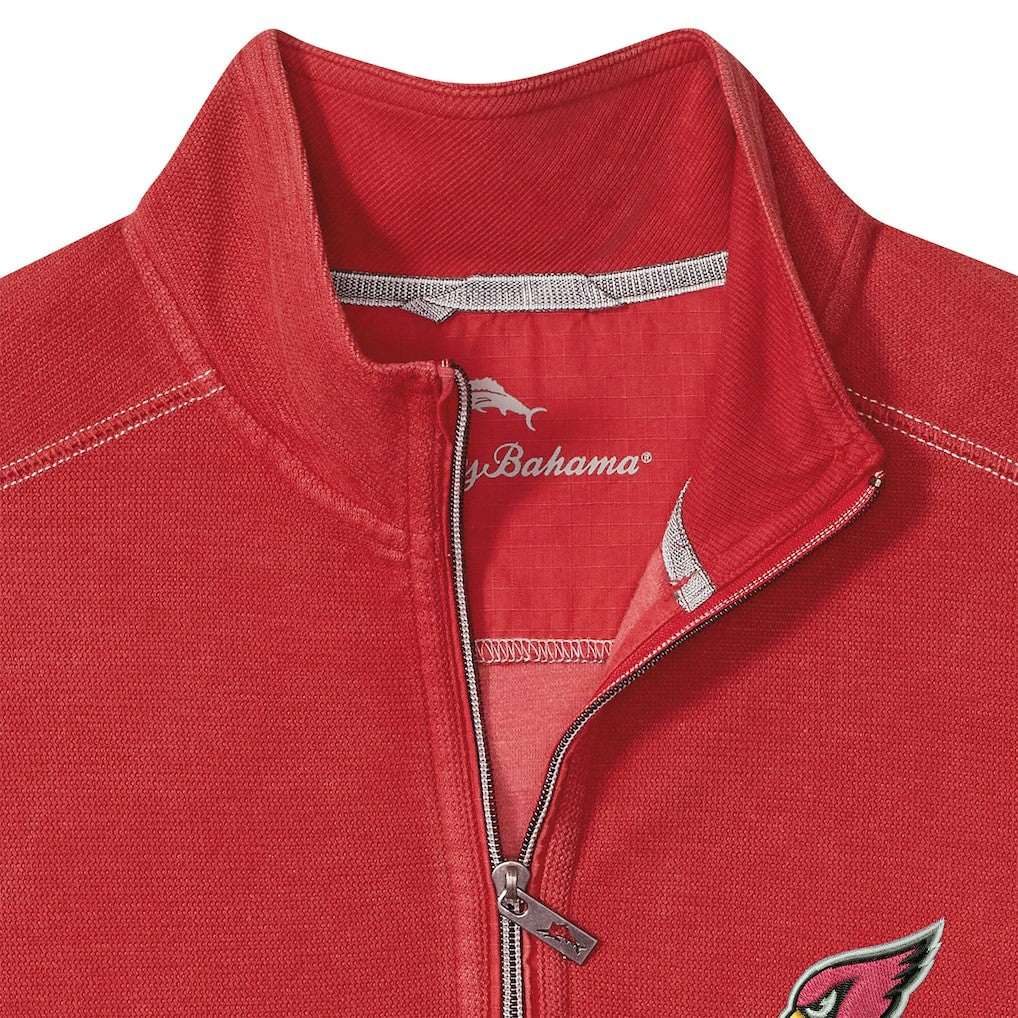 Arizona Cardinals Sport Tobago Half-Zip Pullover Cardinal | Tommy Bahama
