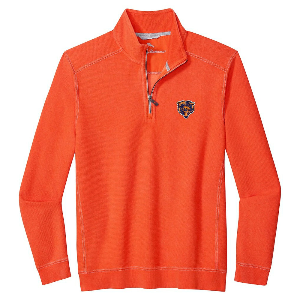 Chicago Bears Sport Tobago Half-Zip Pullover Orange | Tommy Bahama