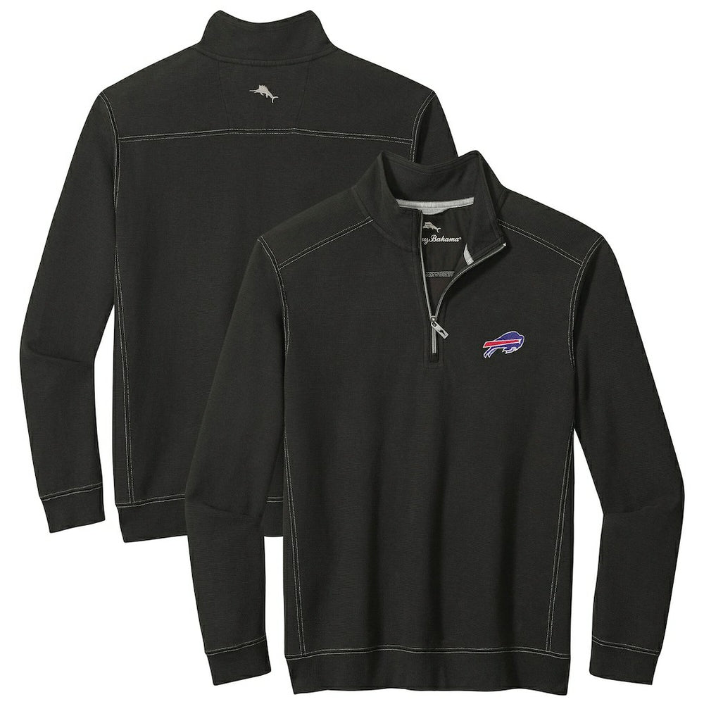 Buffalo Bills Sport Tobago Half-Zip Pullover Black | Tommy Bahama