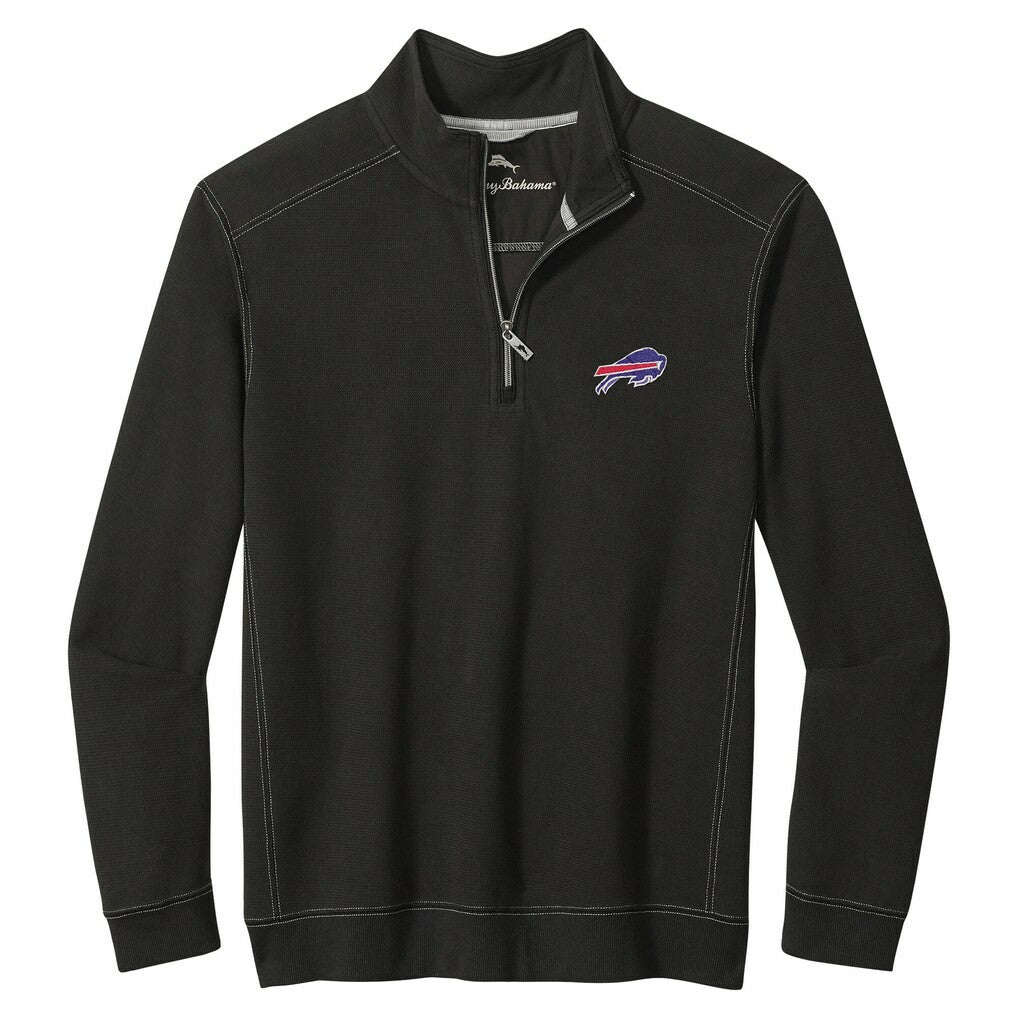 Buffalo Bills Sport Tobago Half-Zip Pullover Black | Tommy Bahama