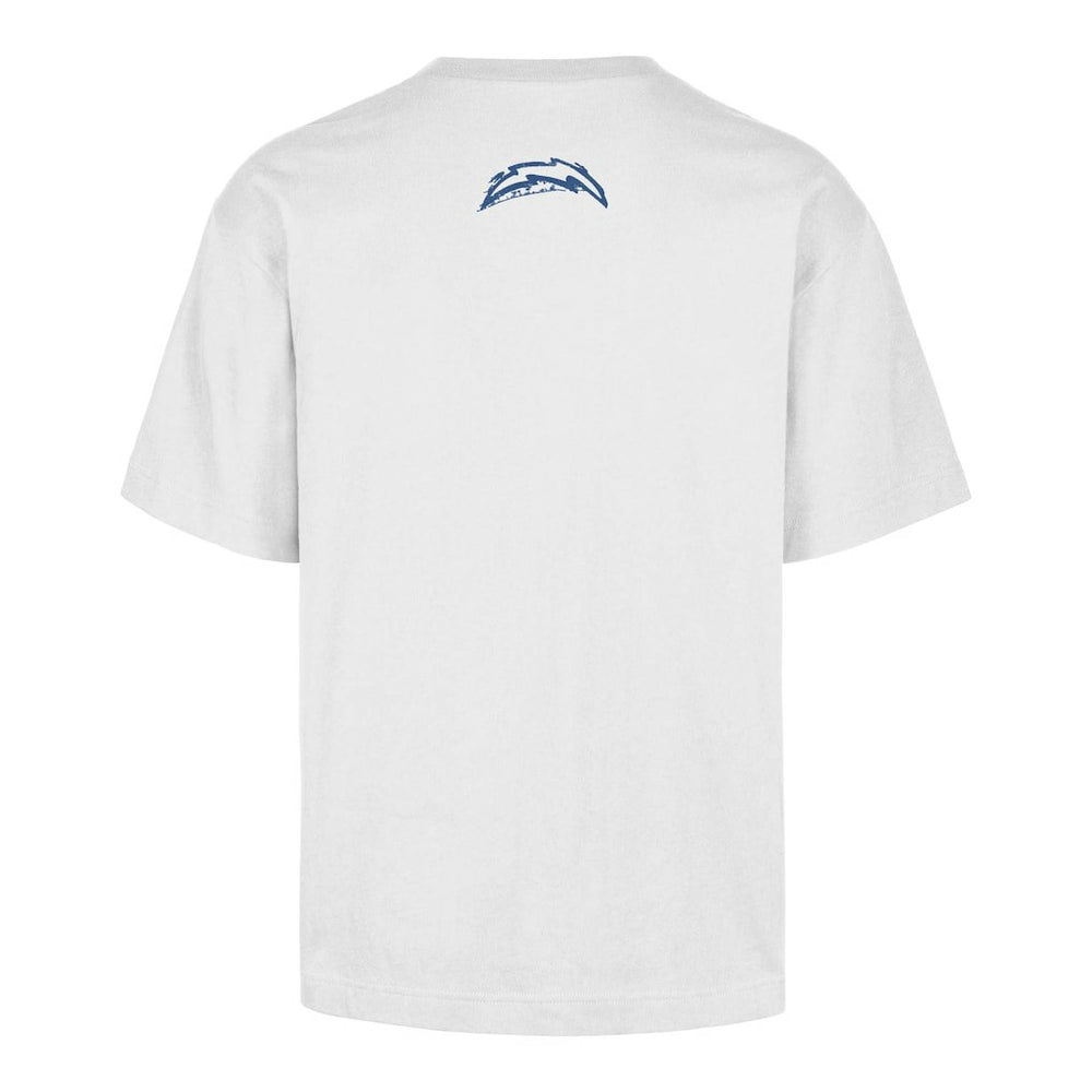 Los Angeles Chargers '47 Unisex I Love Guys Who Like Football Foundation T-Shirt White | 47 brand