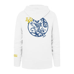 Los Angeles Chargers '47 La Familia Headline Pullover Hoodie White | 47 brand