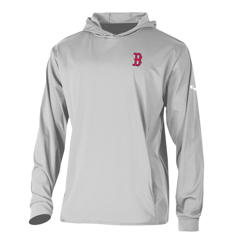 Boston Red Sox Columbia Long Drive Pullover Hoodie - MLB