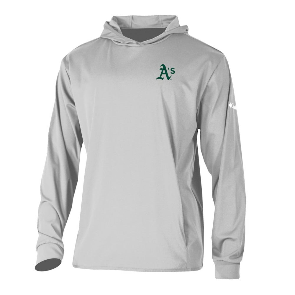 Athletics Columbia Long Drive Pullover Hoodie - MLB