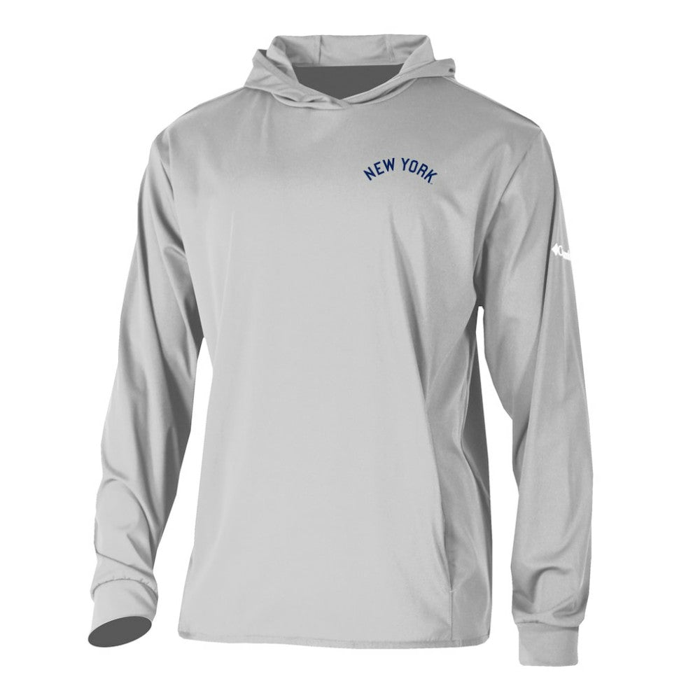New York Yankees Columbia Long Drive Pullover Hoodie - MLB