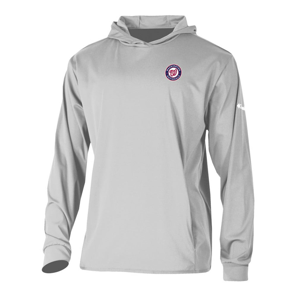 Washington Nationals Columbia Long Drive Pullover Hoodie - MLB