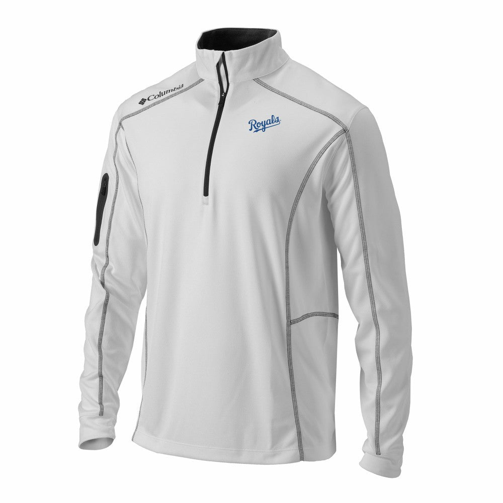Kansas City Royals Columbia Omni-Wick Shotgun Quarter-Zip Pullover - MLB