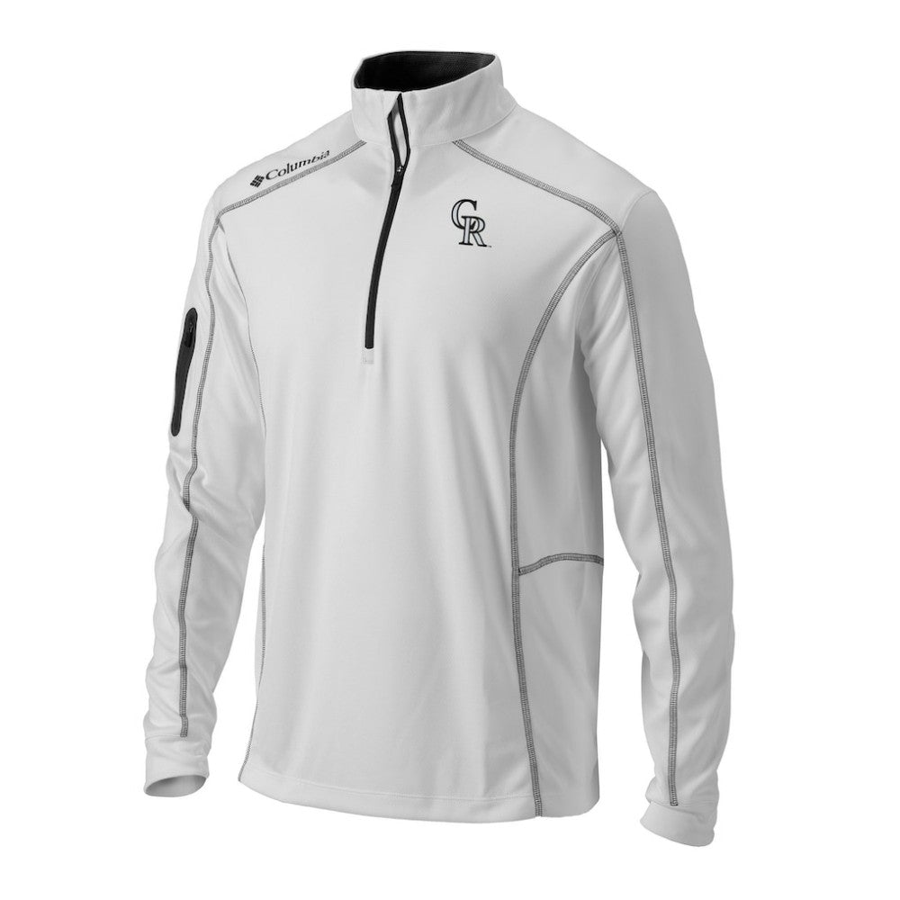 Colorado Rockies Columbia Omni-Wick Shotgun Quarter-Zip Pullover - MLB