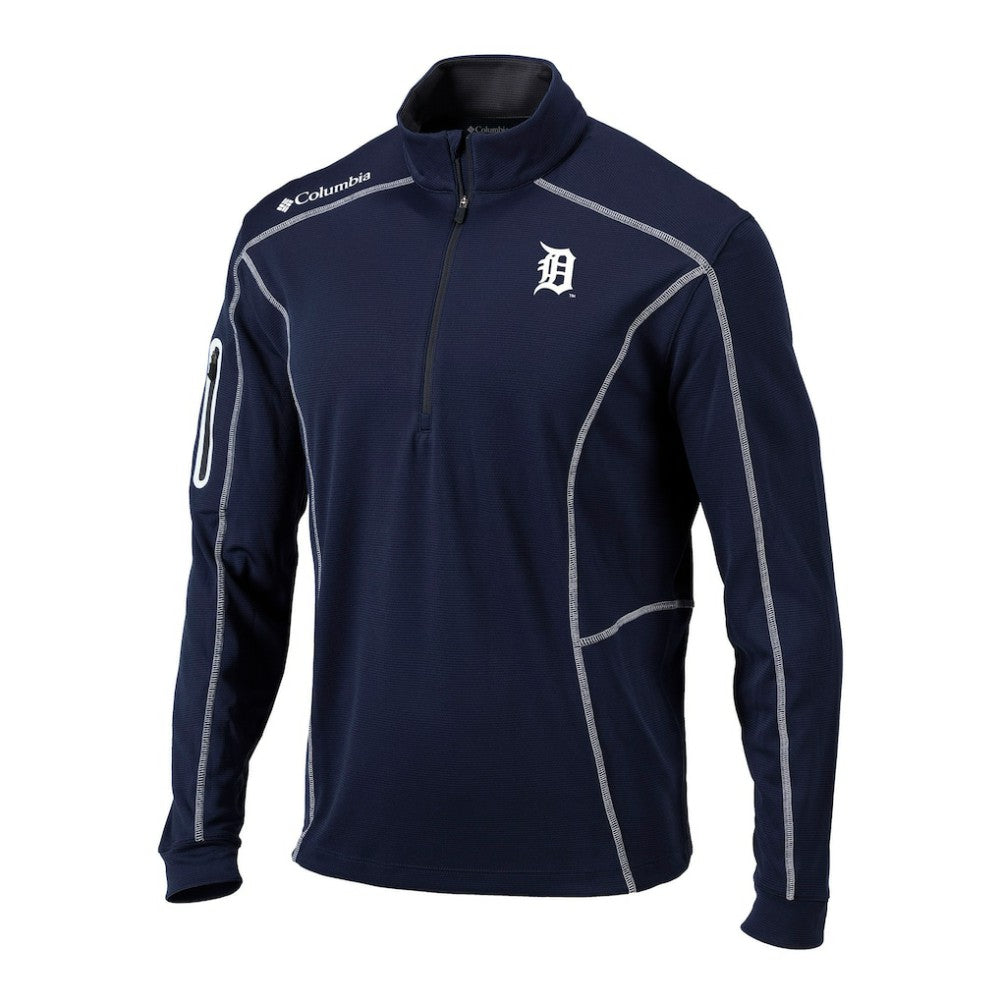 Detroit Tigers Columbia Omni-Wick Shotgun Quarter-Zip Pullover - MLB