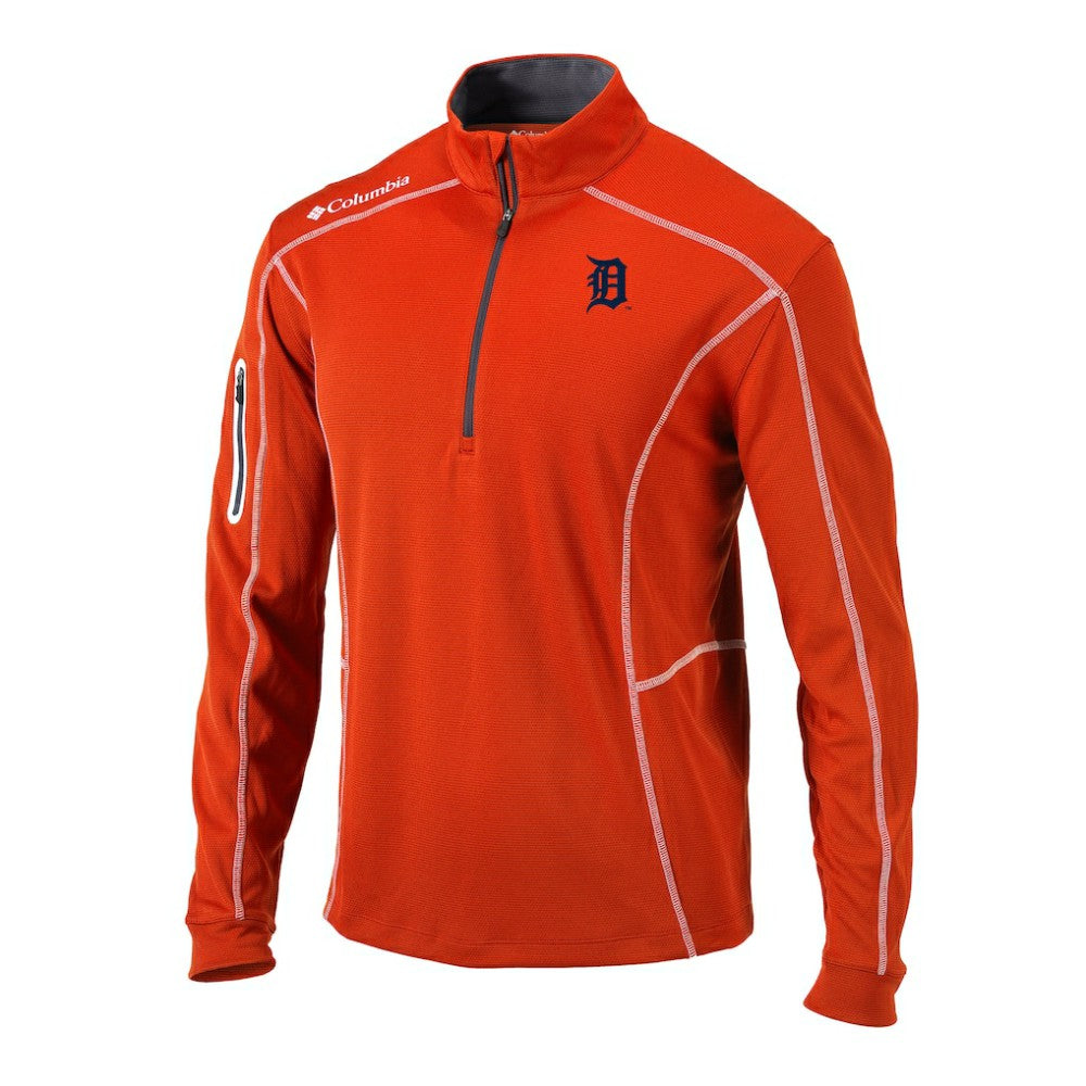 Detroit Tigers Columbia Omni-Wick Shotgun Quarter-Zip Pullover - MLB