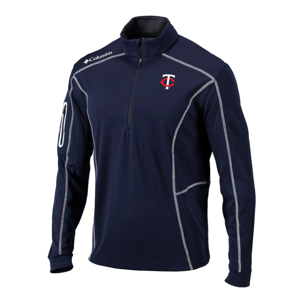 Minnesota Twins Columbia Omni-Wick Shotgun Quarter-Zip Pullover - MLB