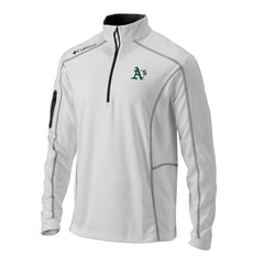 Athletics Columbia Omni-Wick Shotgun Quarter-Zip Pullover - MLB