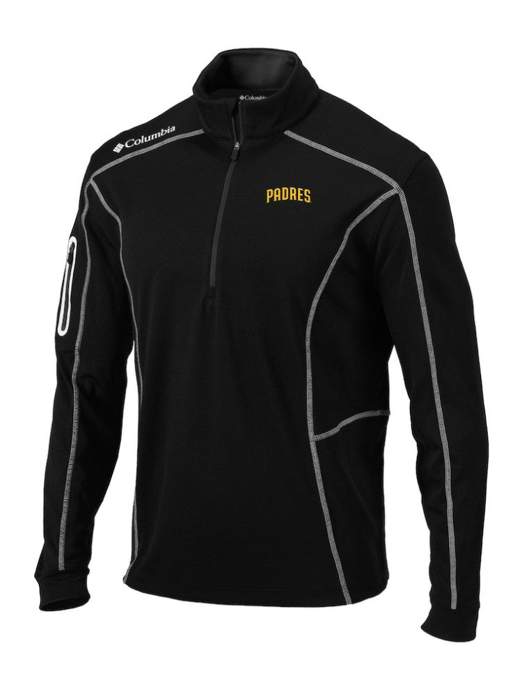 San Diego Padres Columbia Omni-Wick Shotgun Quarter-Zip Pullover - MLB