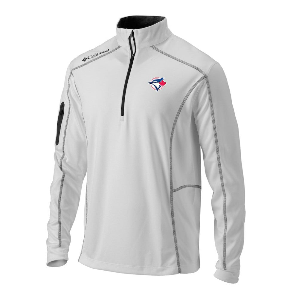 Toronto Blue Jays Columbia Omni-Wick Shotgun Quarter-Zip Pullover - MLB
