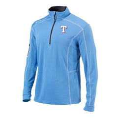 Texas Rangers Columbia Omni-Wick Shotgun Quarter-Zip Pullover - MLB