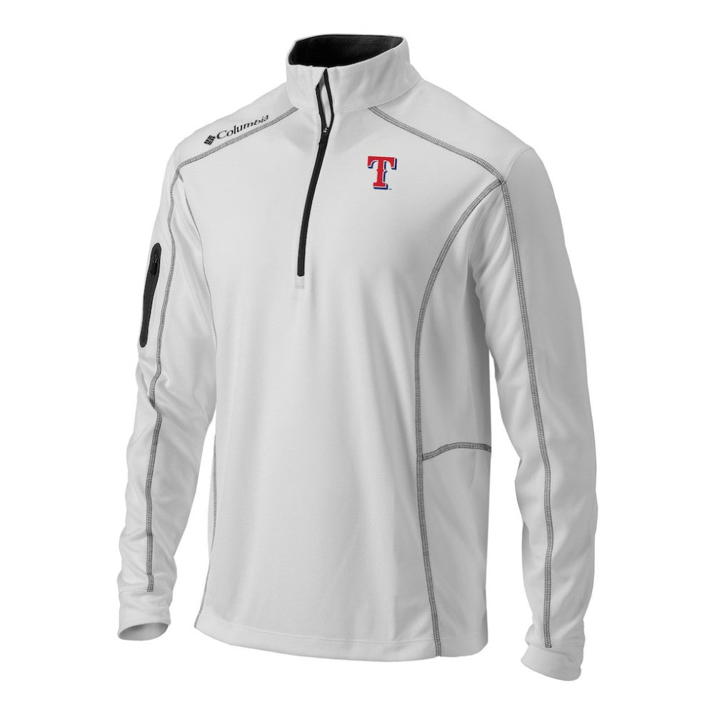 Texas Rangers Columbia Omni-Wick Shotgun Quarter-Zip Pullover - MLB