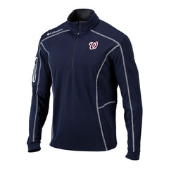 Washington Nationals Columbia Omni-Wick Shotgun Quarter-Zip Pullover - MLB
