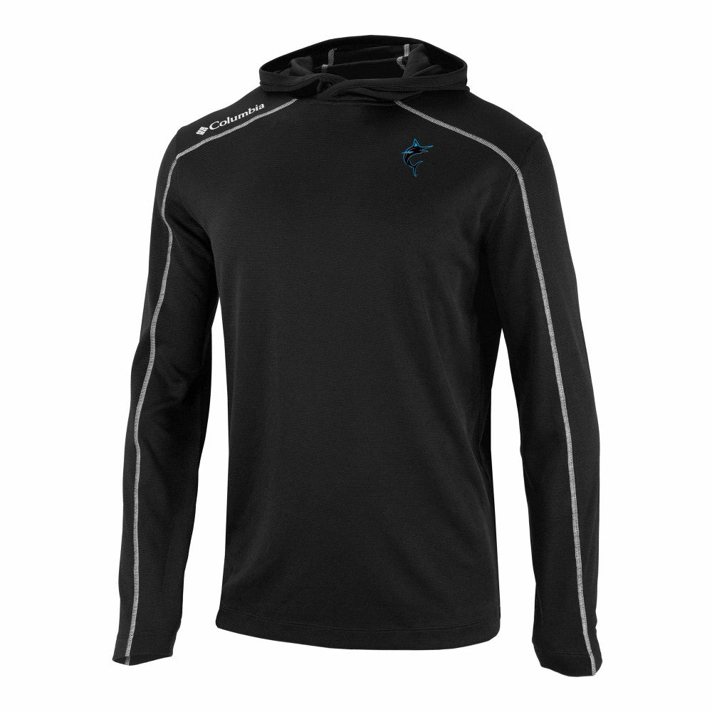 Miami Marlins Columbia Omni-Wick Shotgun Pullover Hoodie - MLB