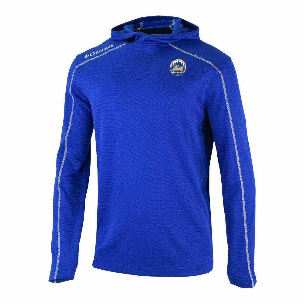 New York Mets Columbia Omni-Wick Shotgun Pullover Hoodie - MLB