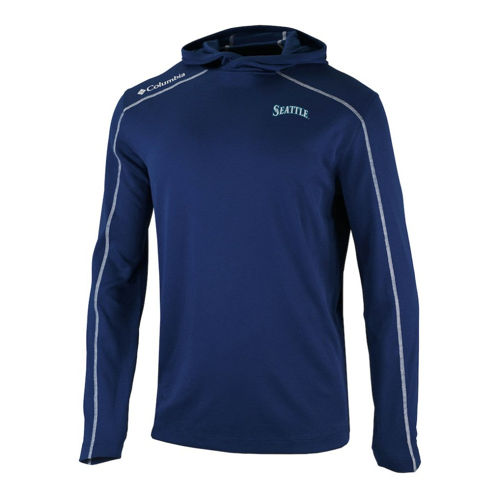 Seattle Mariners Columbia Omni-Wick Shotgun Pullover Hoodie - MLB