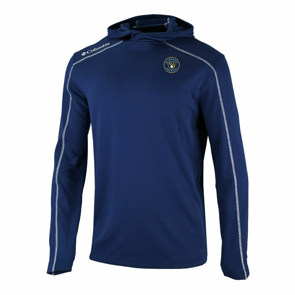 Milwaukee Brewers Columbia Omni-Wick Shotgun Pullover Hoodie - MLB