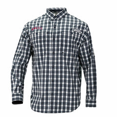 Los Angeles Angels Columbia Super Tamiami Omni-Shade Long Sleeve Button-Down Shirt - MLB