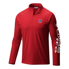 Chicago Cubs Columbia Terminal Tackle Omni-Wick Raglan Quarter-Zip Pullover - MLB