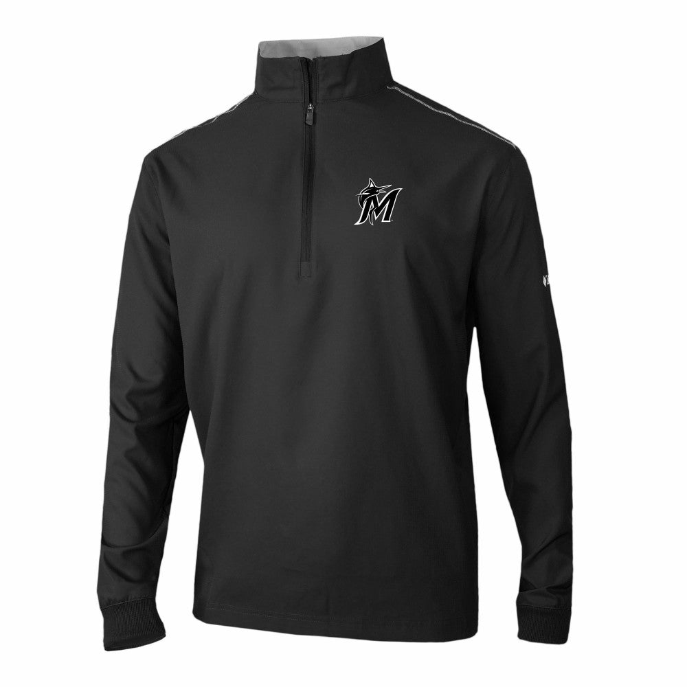 Miami Marlins Columbia Omni-Wick Bogey's Paradise Quarter-Zip Pullover - MLB