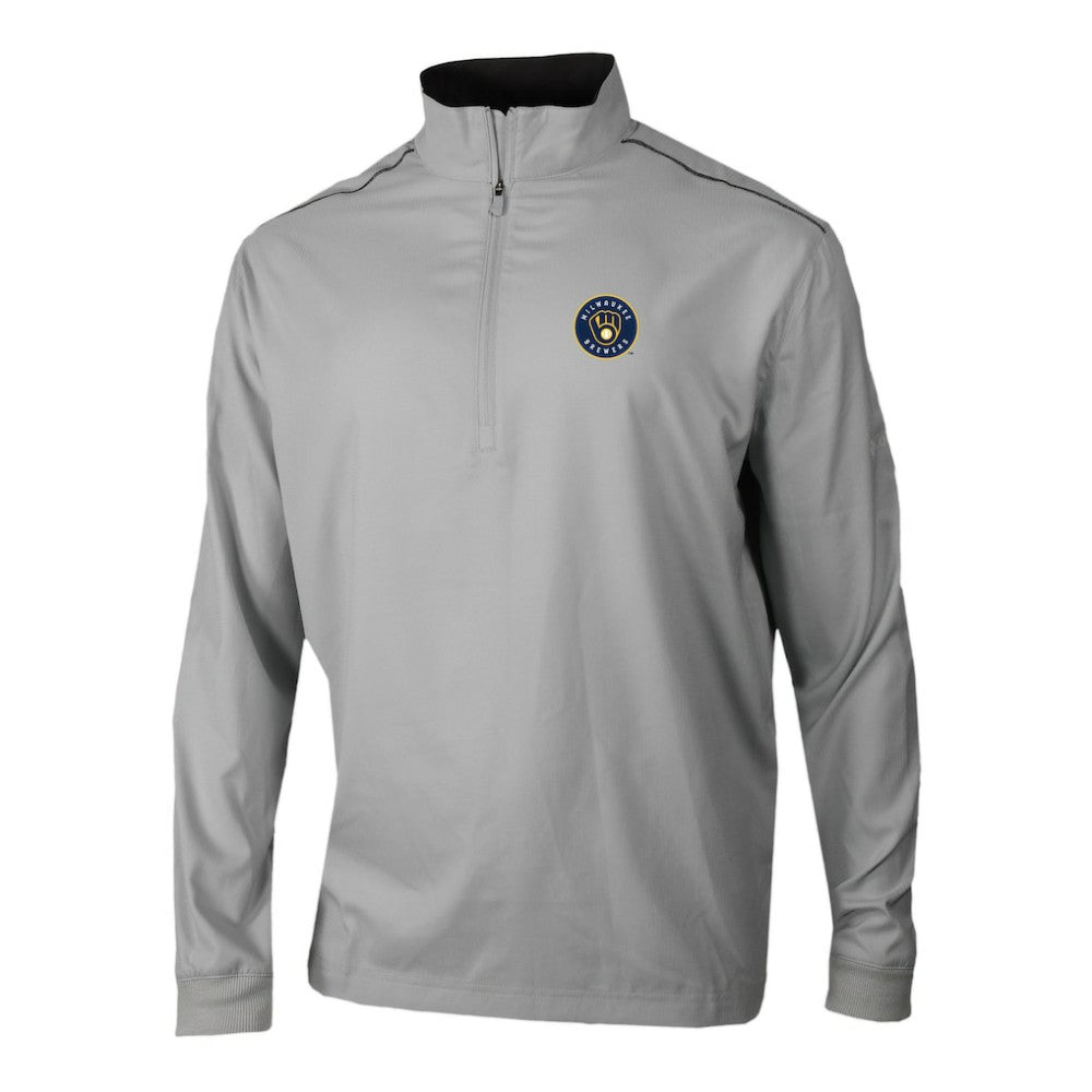 Milwaukee Brewers Columbia Omni-Wick Bogey's Paradise Quarter-Zip Pullover - MLB