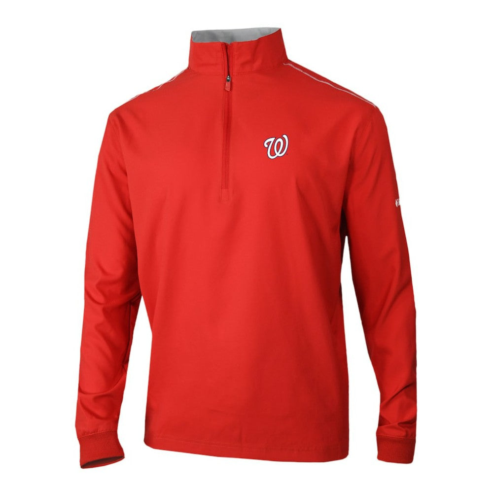 Washington Nationals Columbia Omni-Wick Bogey's Paradise Quarter-Zip Pullover - MLB