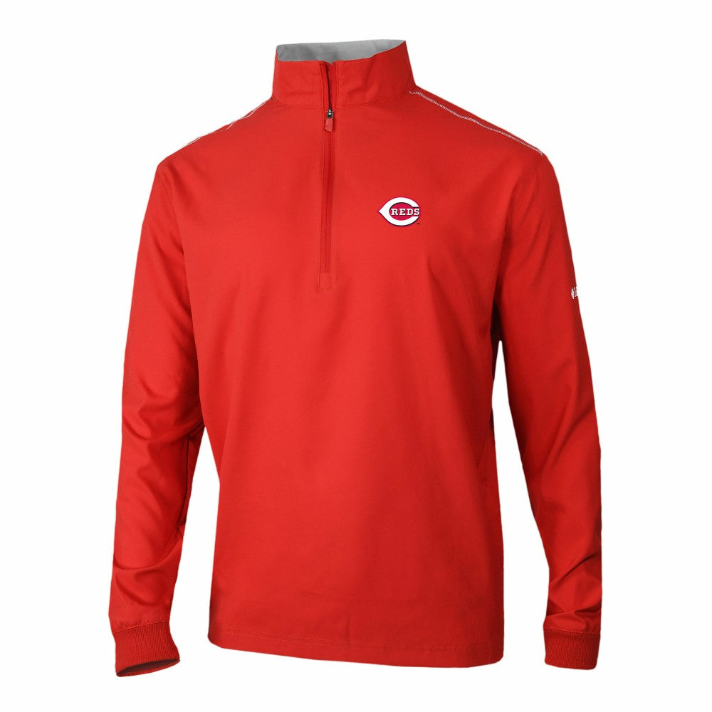 Cincinnati Reds Columbia Omni-Wick Bogey's Paradise Quarter-Zip Pullover - MLB