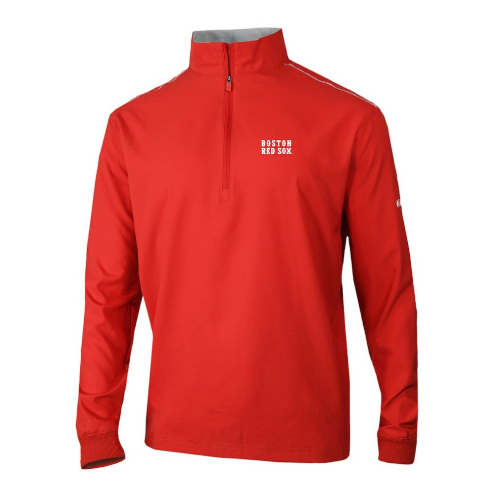 Boston Red Sox Columbia Omni-Wick Bogey's Paradise Quarter-Zip Pullover - MLB