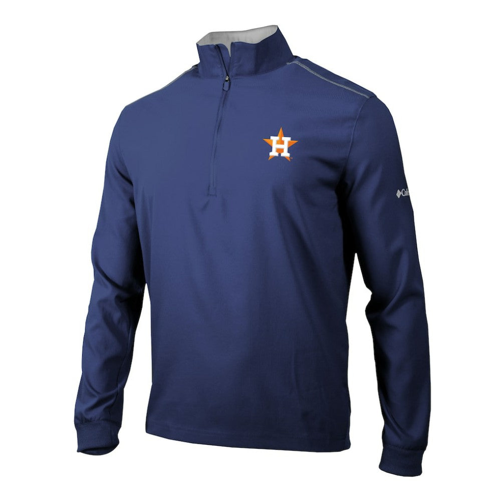 Houston Astros Columbia Omni-Wick Bogey's Paradise Quarter-Zip Pullover - MLB