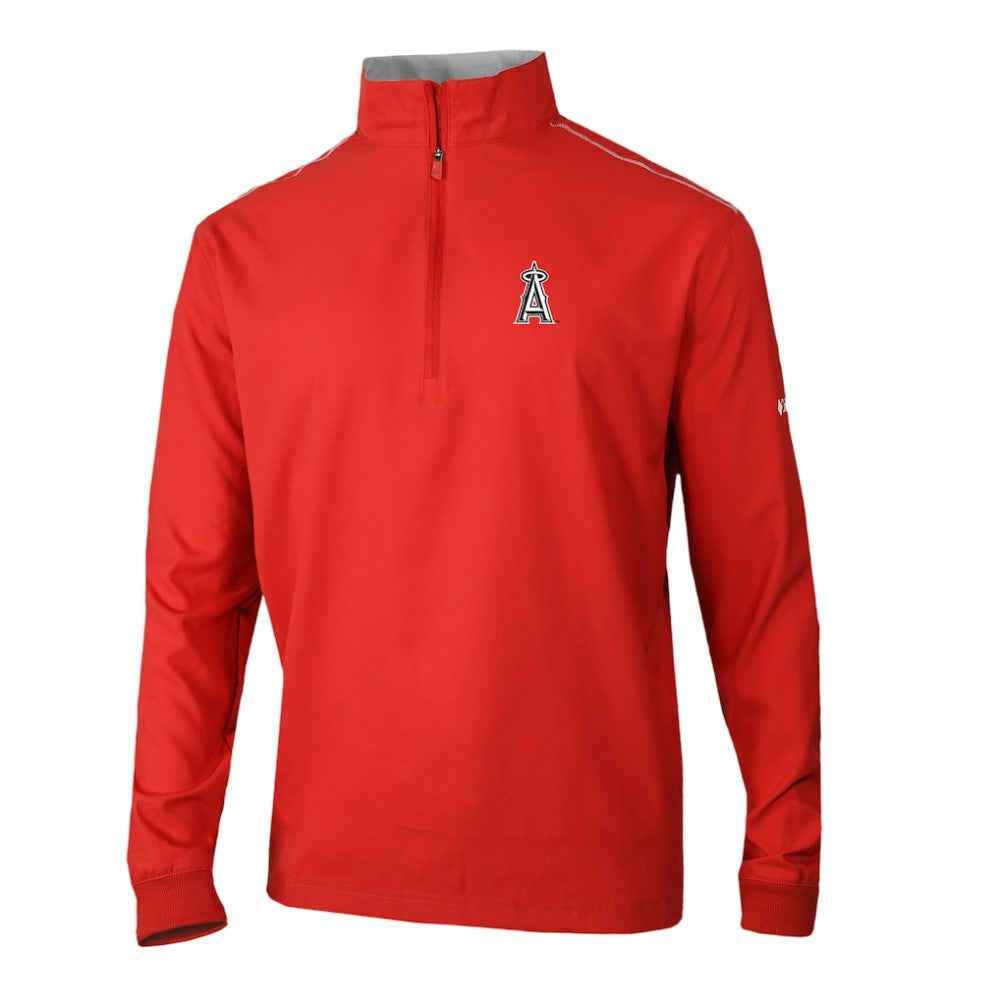 Los Angeles Angels Columbia Omni-Wick Bogey's Paradise Quarter-Zip Pullover - MLB