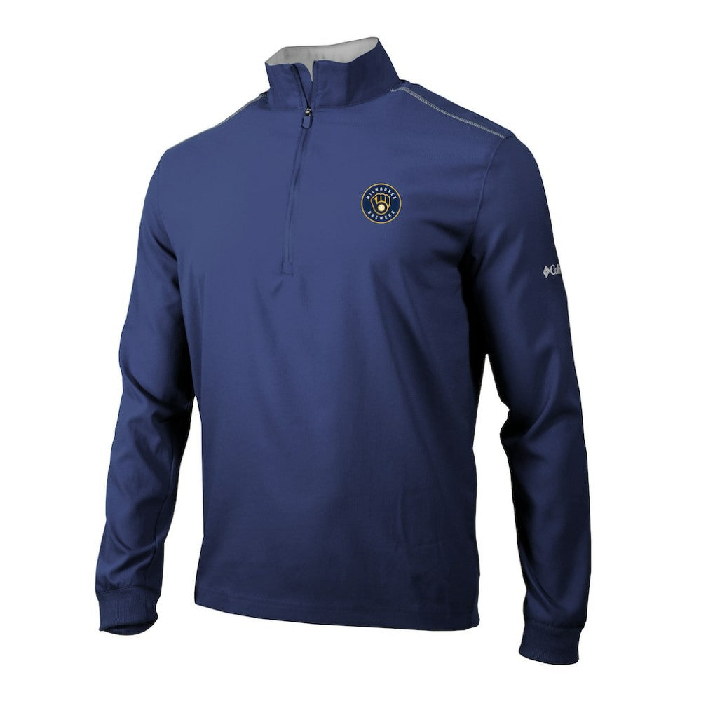 Milwaukee Brewers Columbia Omni-Wick Bogey's Paradise Quarter-Zip Pullover - MLB