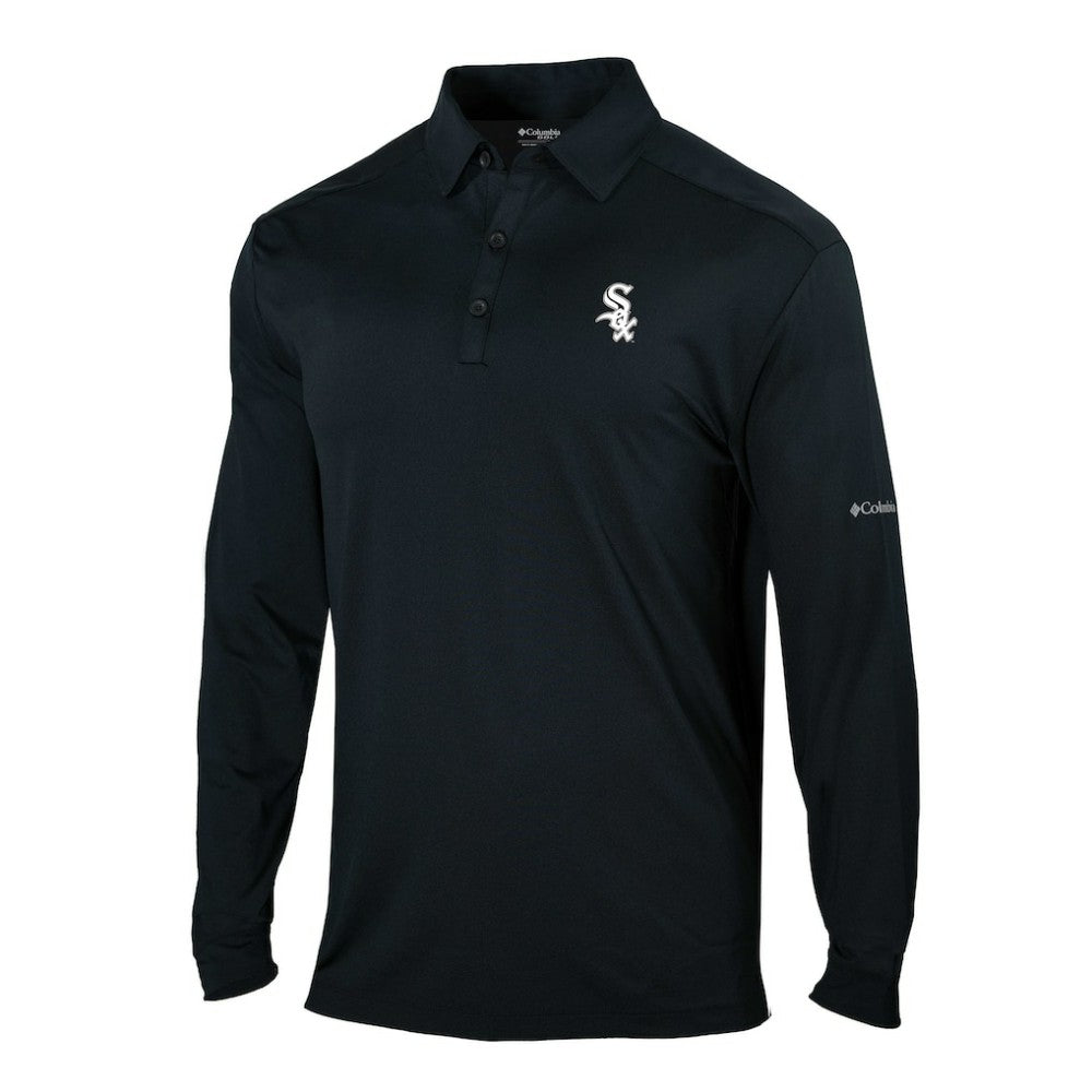 Chicago White Sox Columbia Omni-Wick Pin High Long Sleeve Polo - MLB