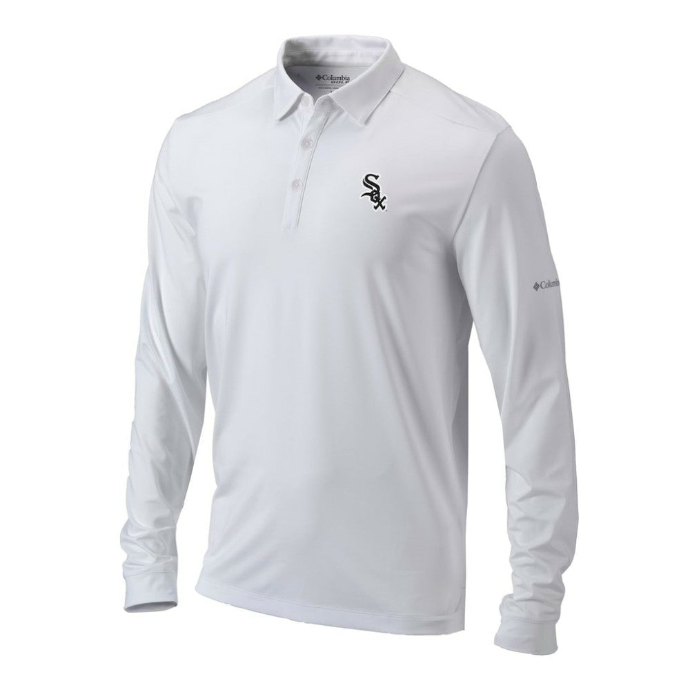 Chicago White Sox Columbia Omni-Wick Pin High Long Sleeve Polo - MLB