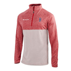Boston Red Sox Columbia Omni-Wick Raglan Rockin' It Quarter-Zip Pullover - MLB